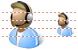 Receptionist icons