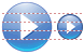 Run blue icons