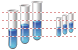 Test-tubes icons