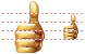 Thumbs up icons