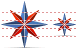 Wind rose icons