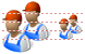 Workers icons