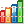3d bar chart icon