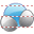 Water molecule icon