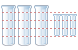 Test-tubes icons