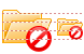Forbidden folder icon