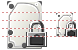 Locked hard disk icon
