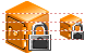 Locked safe icon
