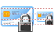 Locked smartcard icon