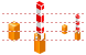 Open barrier icon