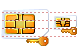 Secure SIM card icon