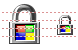 Windows lock icon