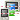 PC-PDA synchronization icon